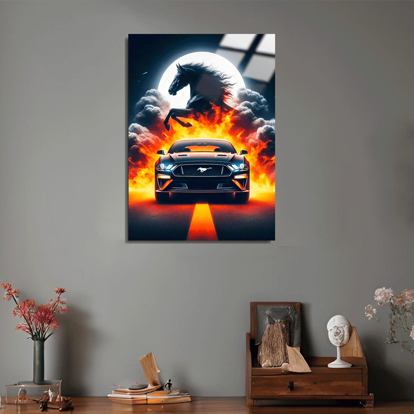 Mustang Metal Poster Sb-227