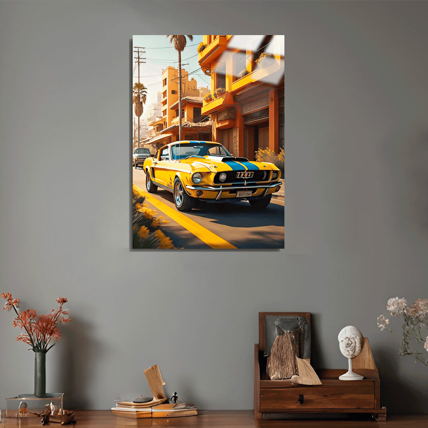 Mustang Metal Poster Sb-228