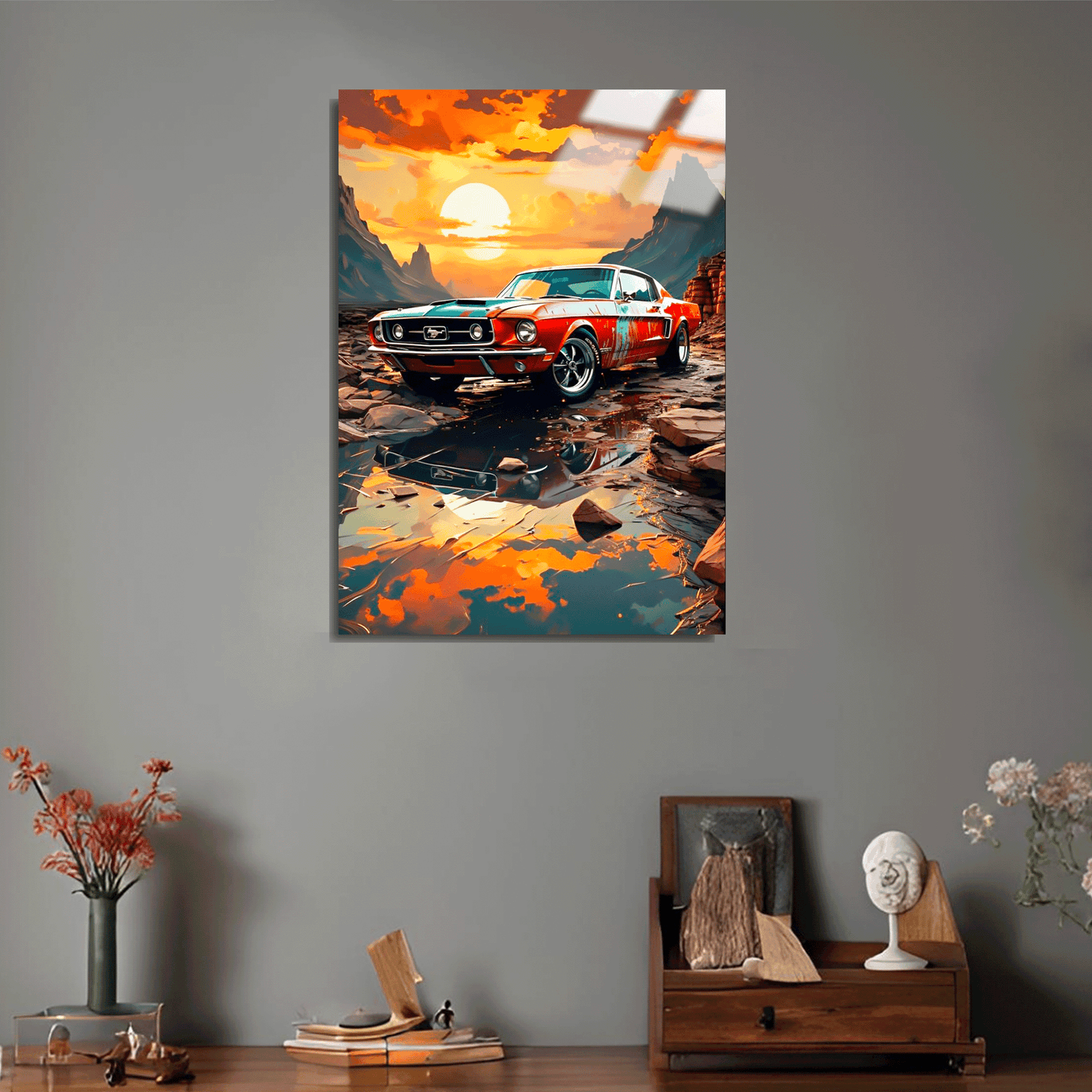 Mustang Metal Poster Sb-229