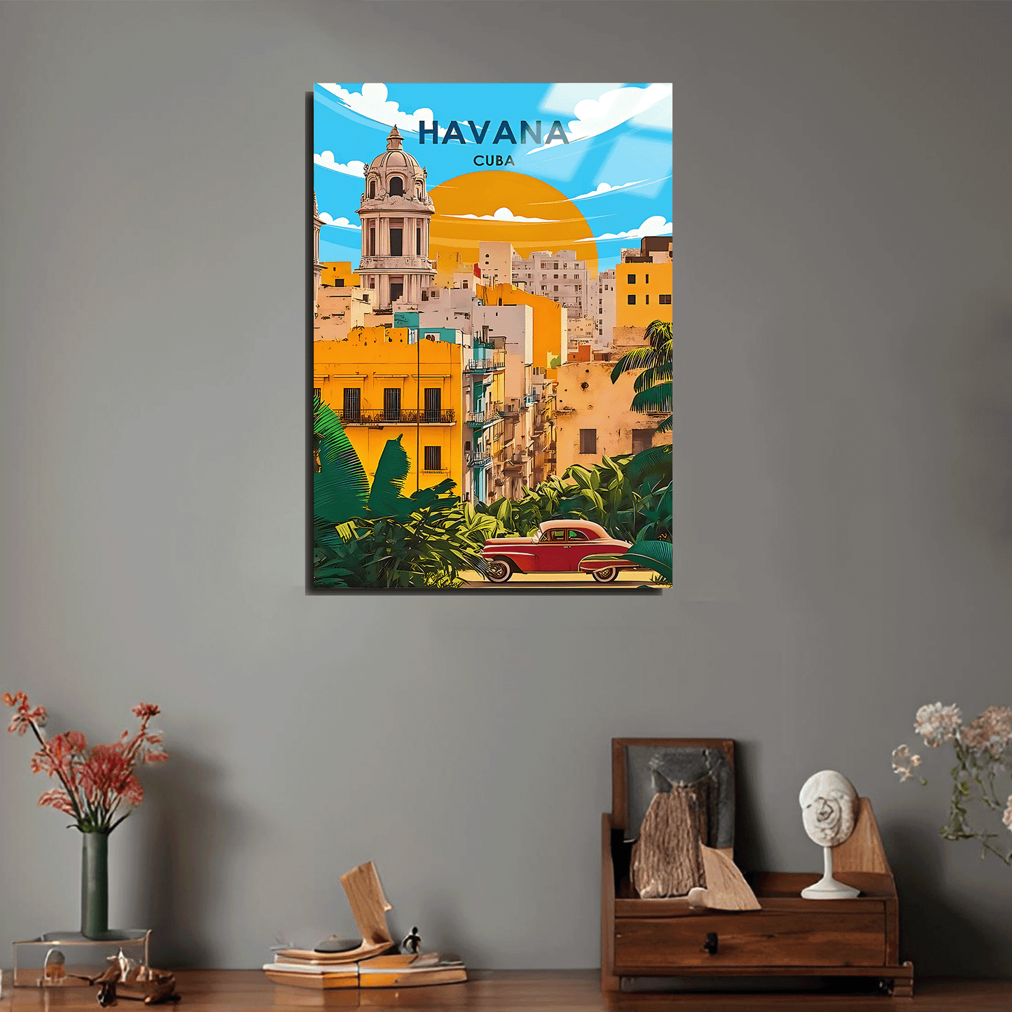 Küba Havana Metal Poster Sb-76