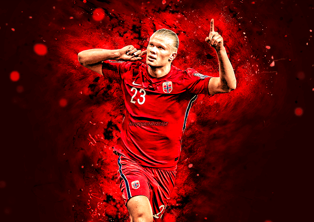Erling Haaland Metal Poster Sb-140