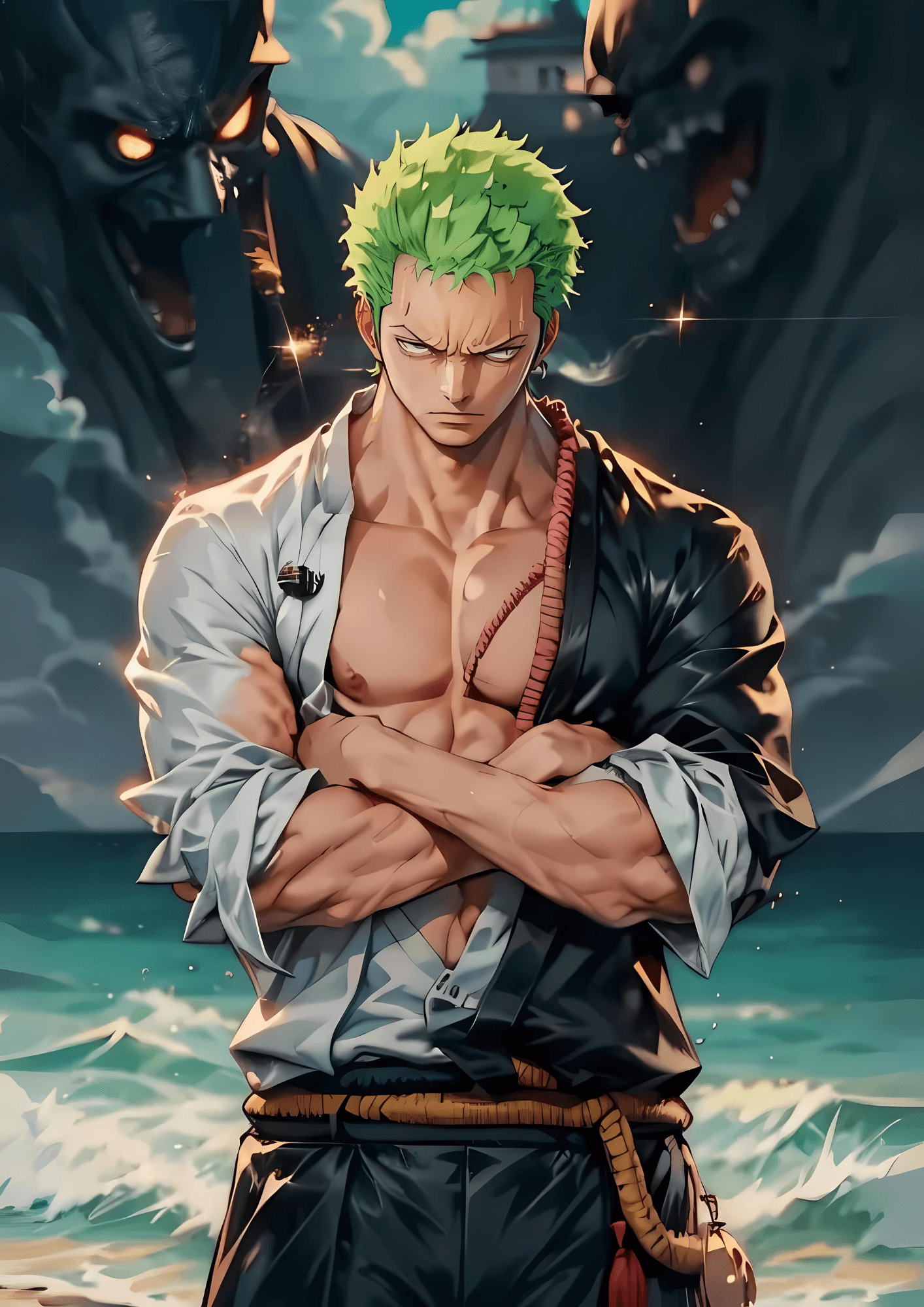 Roronoa Zoro Metal Poster Sb-275