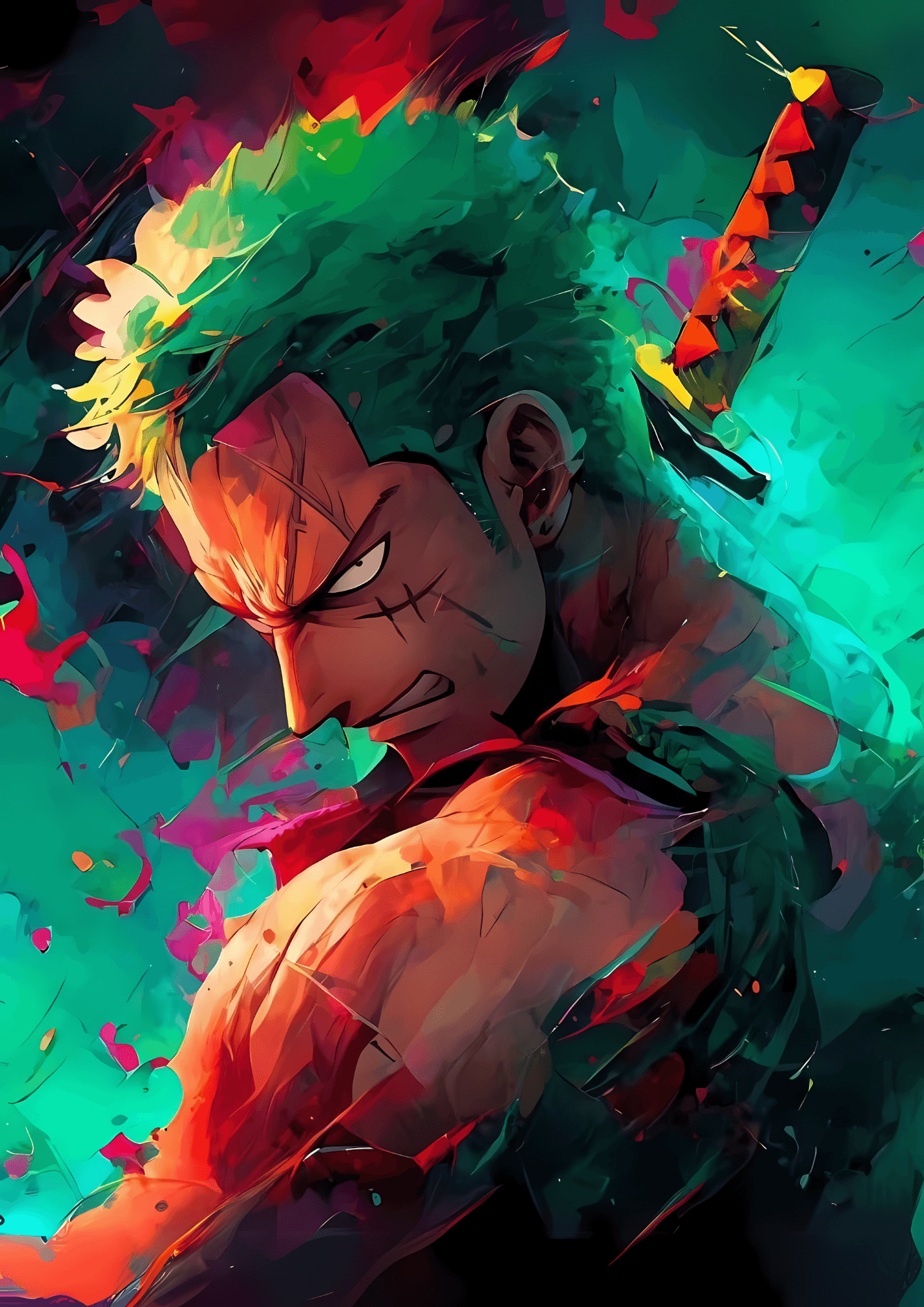 Roronoa Zoro Metal Poster Sb-276