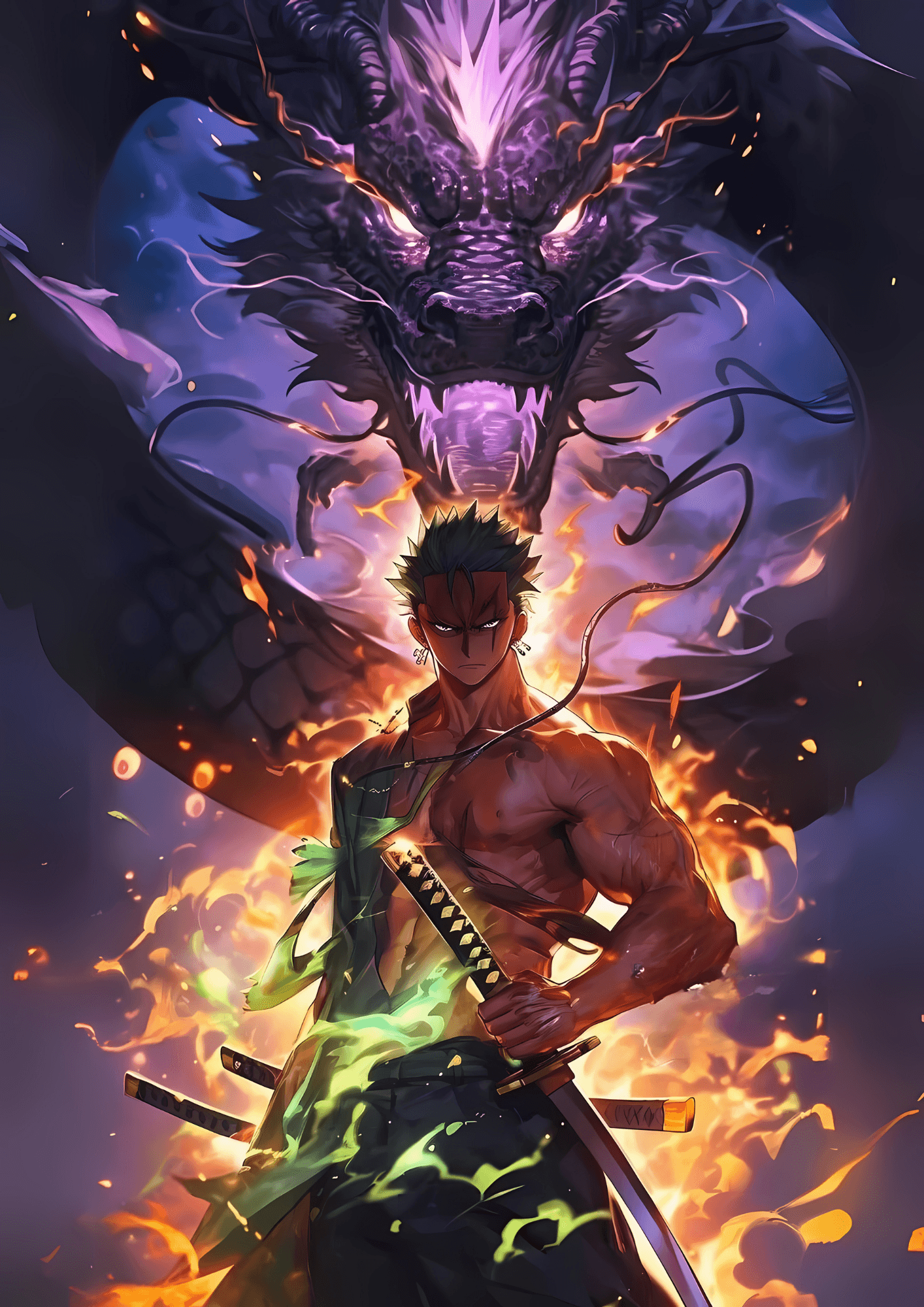Roronoa Zoro Metal Poster Sb-280