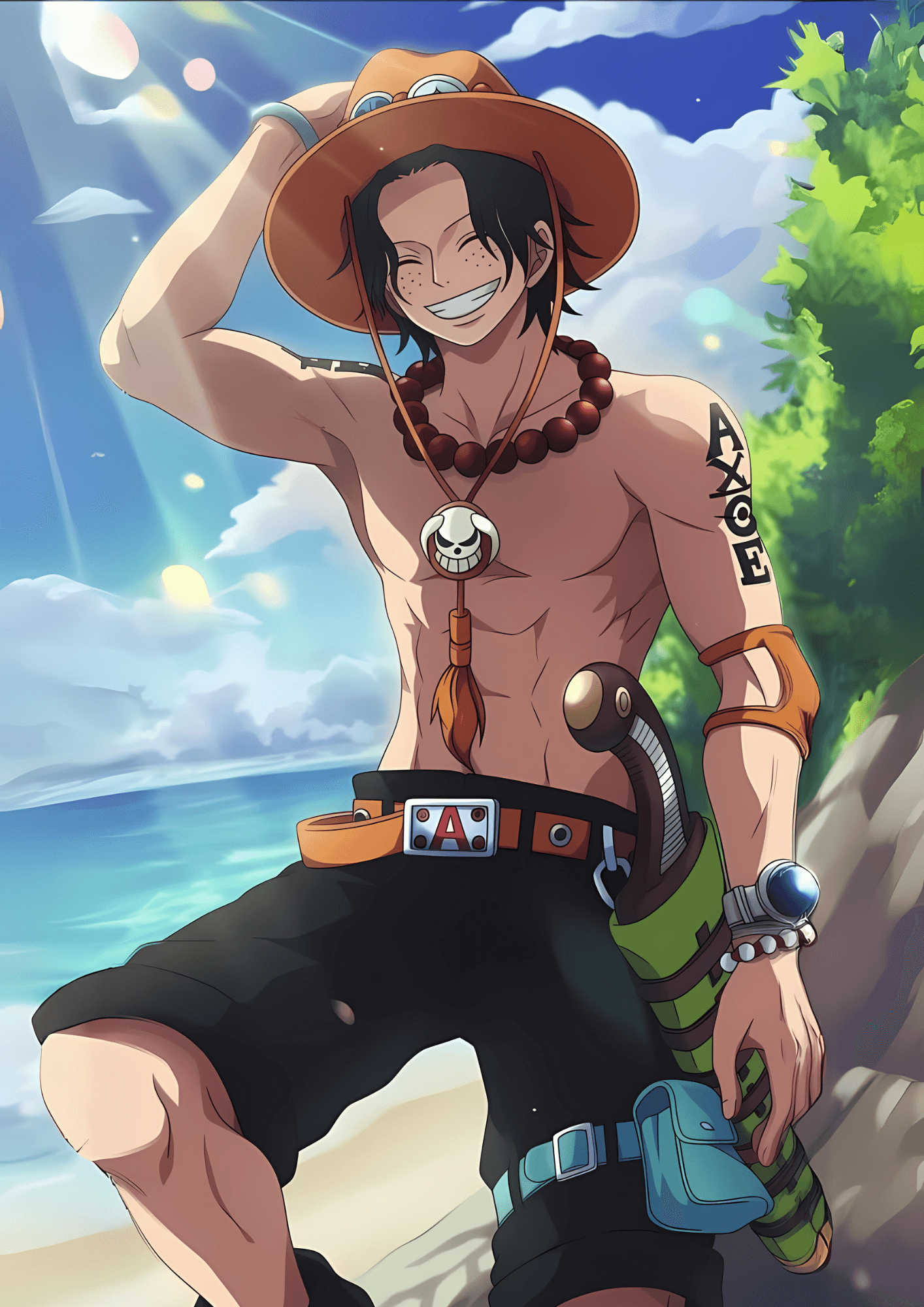 Portgas D. Ace Metal Poster Sb-284