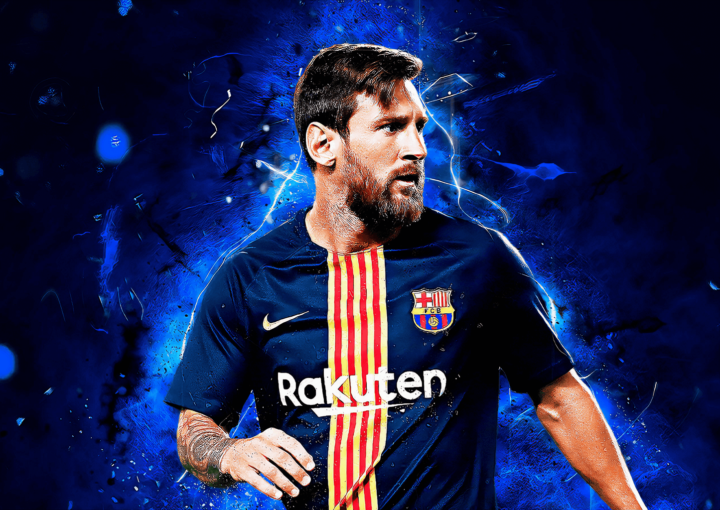 Messi Metal Poster Sb-130
