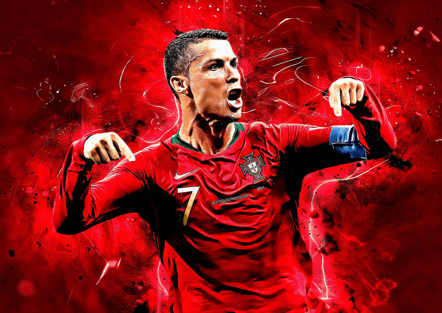 Cristiano Ronaldo Metal Poster Sb-136