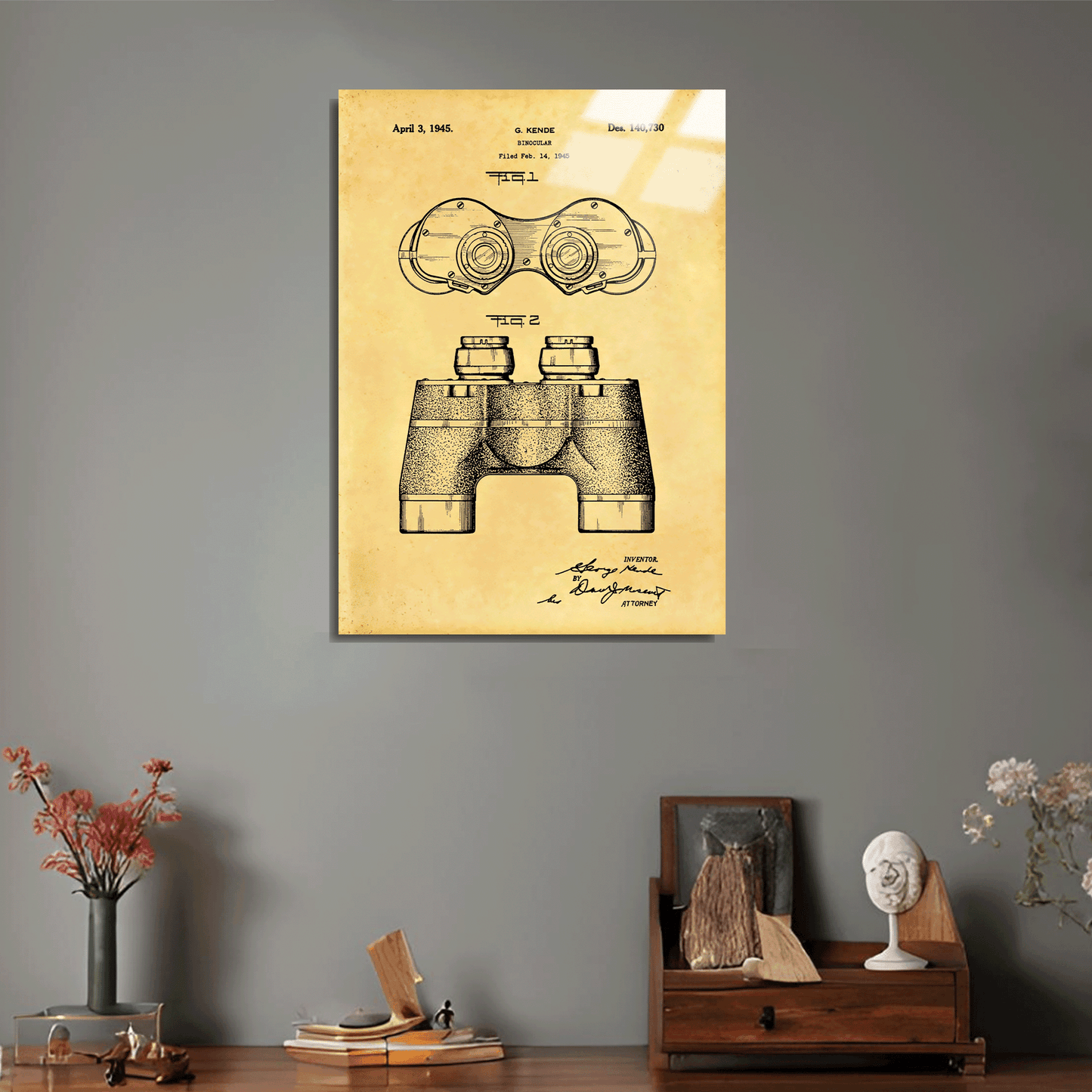 1945 Dürbün Metal Poster Sb-183
