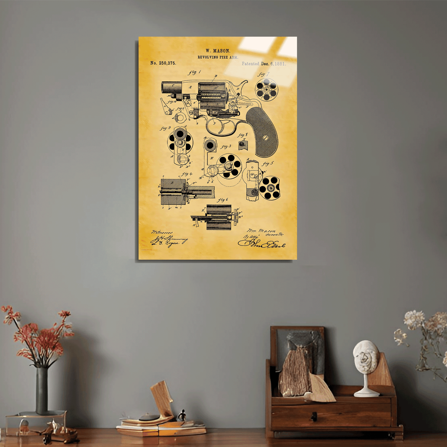 1881 Colt Tabanca Metal Poster Sb-222