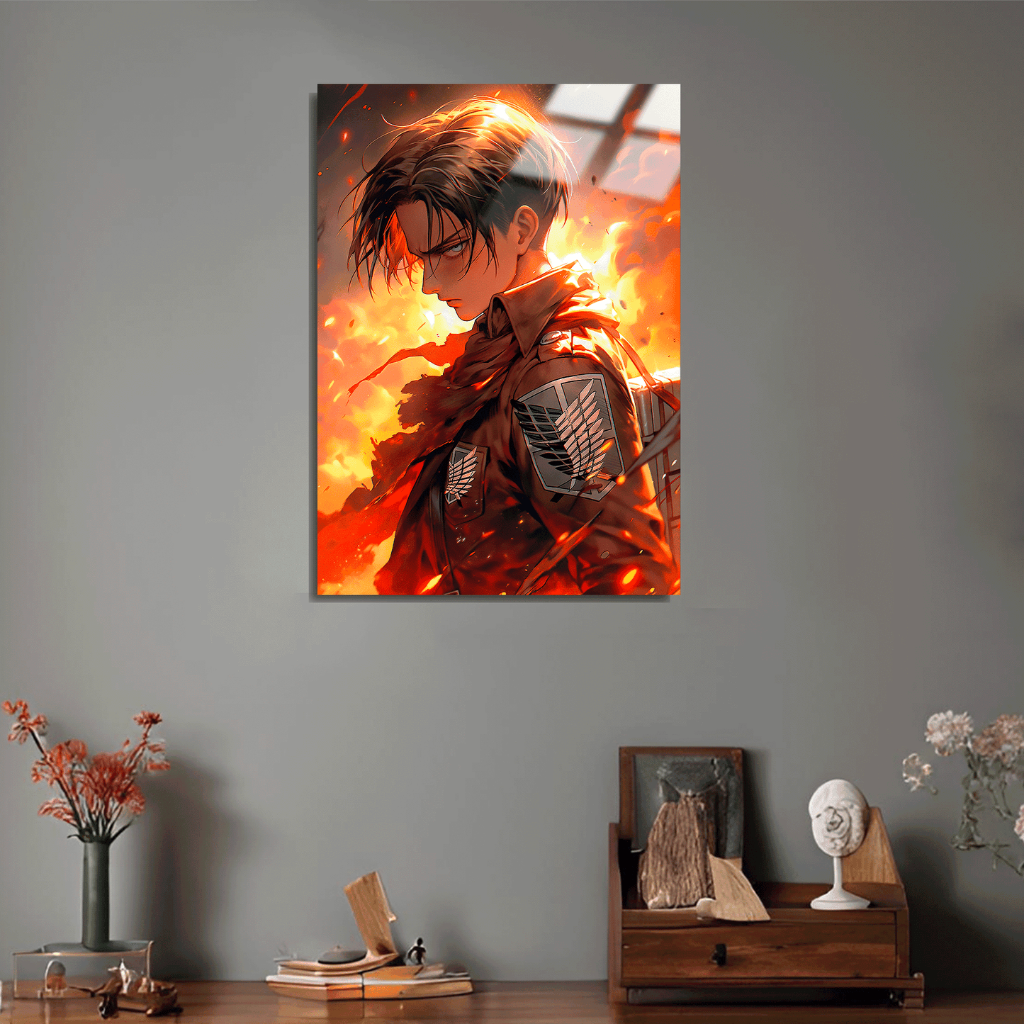 Attack on Titan Levi Metal Poster Sb-171