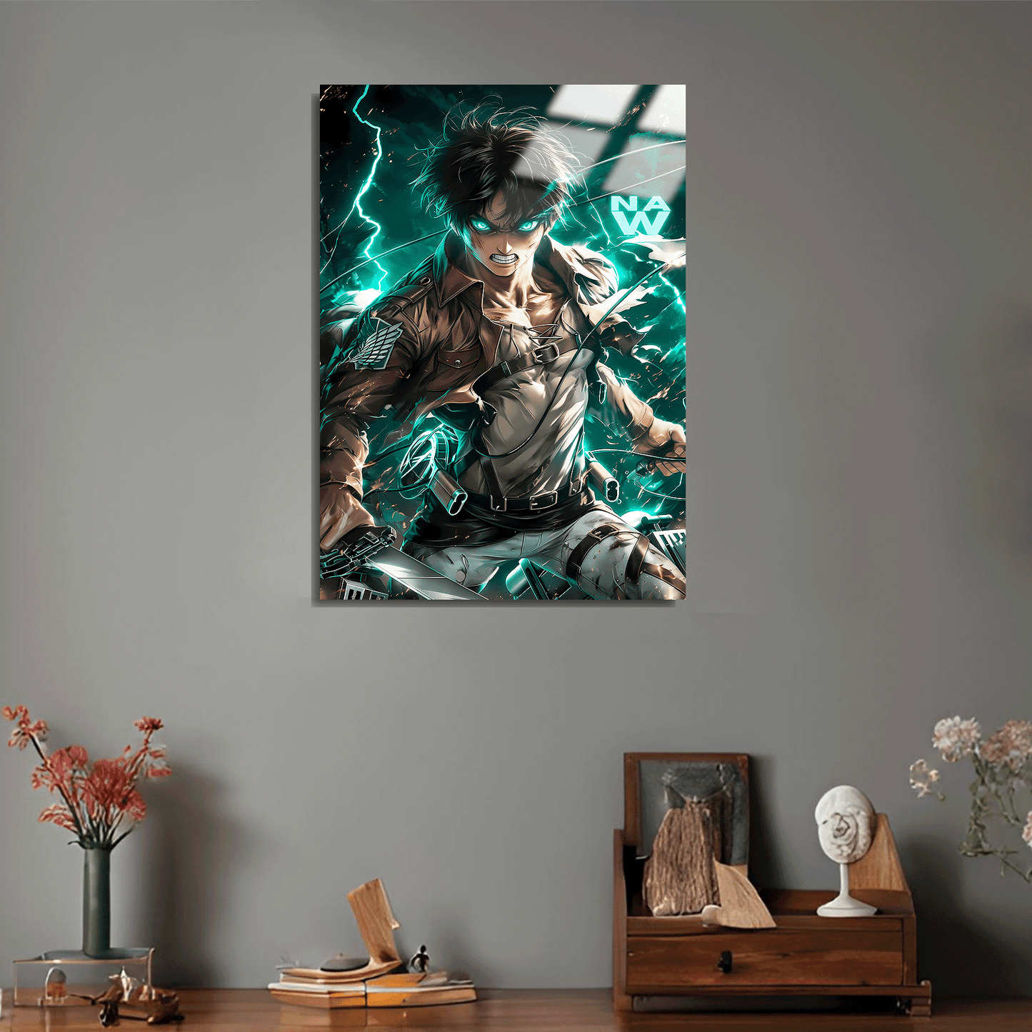 Attack on Titan Eren Yeager Metal Poster Sb-172
