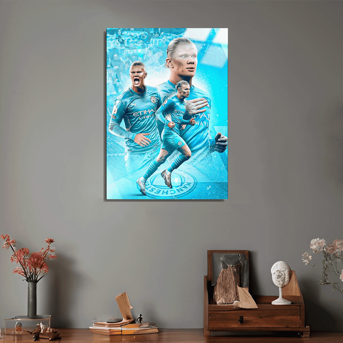 Erling Haaland Metal Poster Sb-141