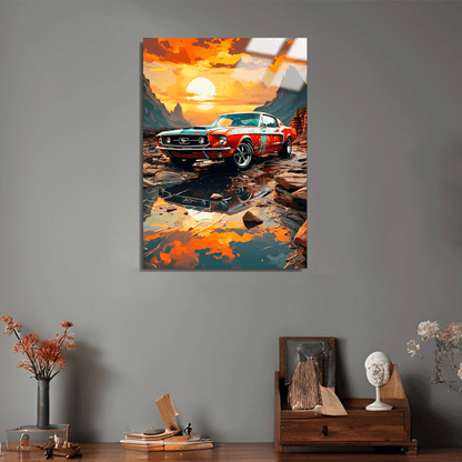 Mustang Metal Poster Sb-229