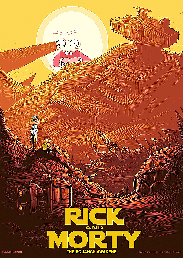 Rick And Morty Metal Poster Sb-99