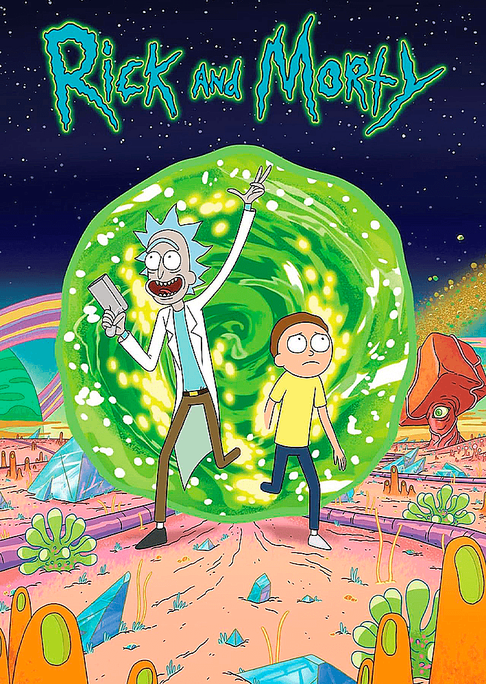 Rick And Morty Metal Poster Sb-100