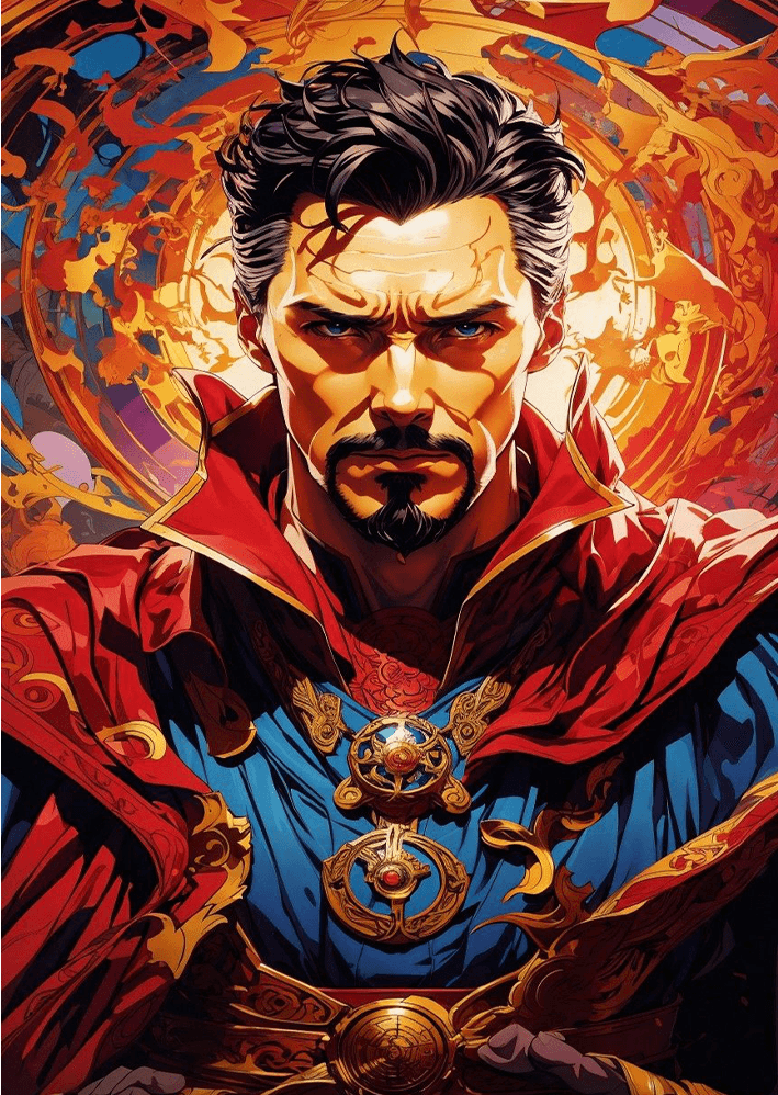 Doktor Strange Metal Poster Sb-26