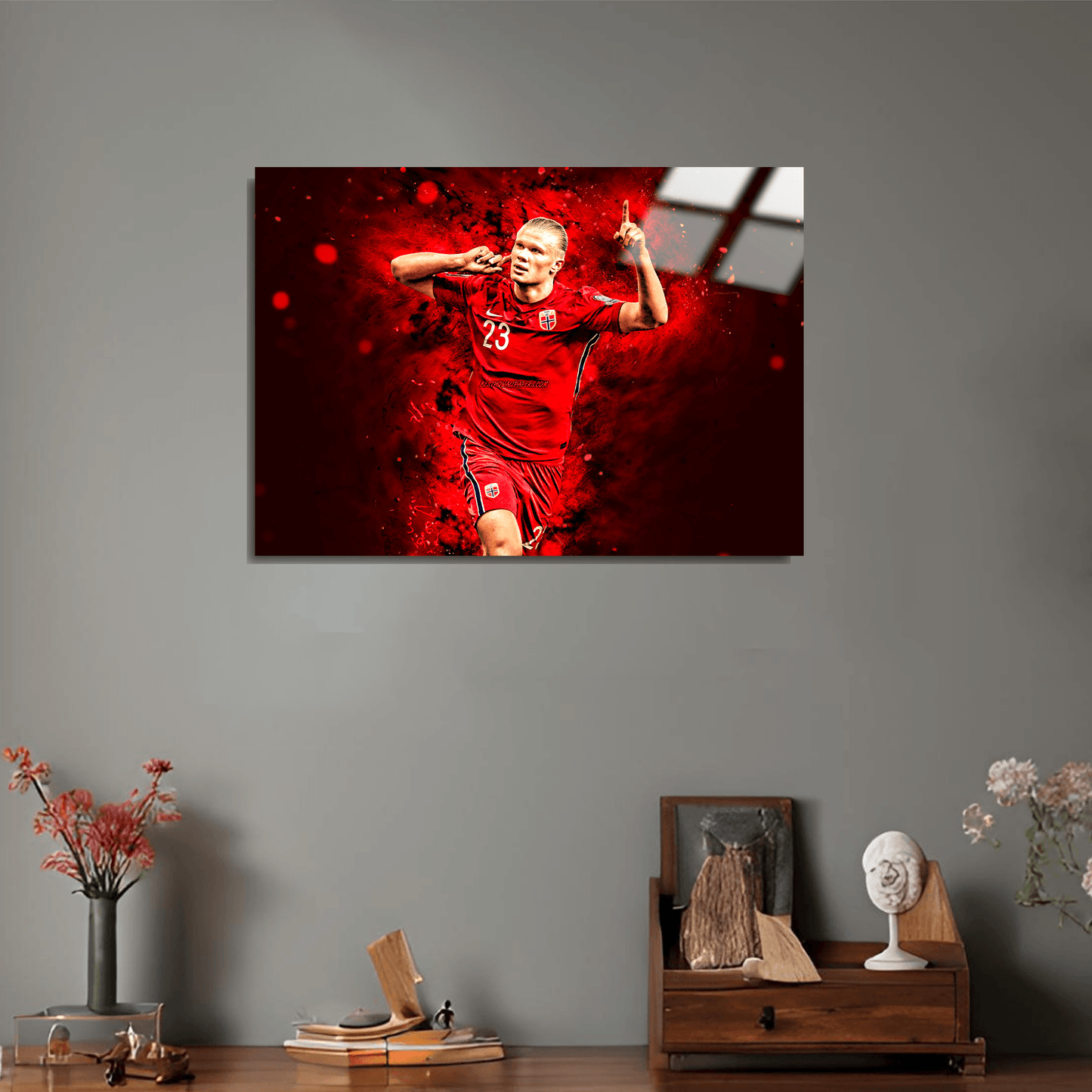 Erling Haaland Metal Poster Sb-140