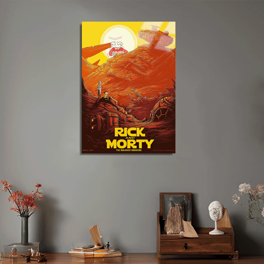 Rick And Morty Metal Poster Sb-99