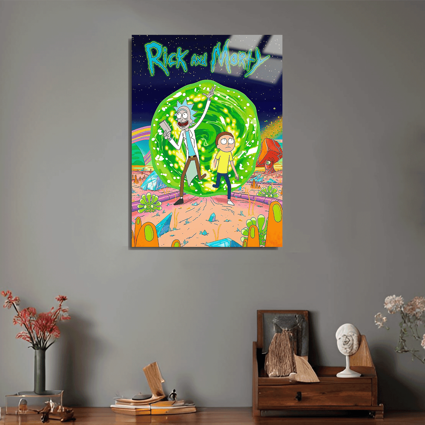 Rick And Morty Metal Poster Sb-100